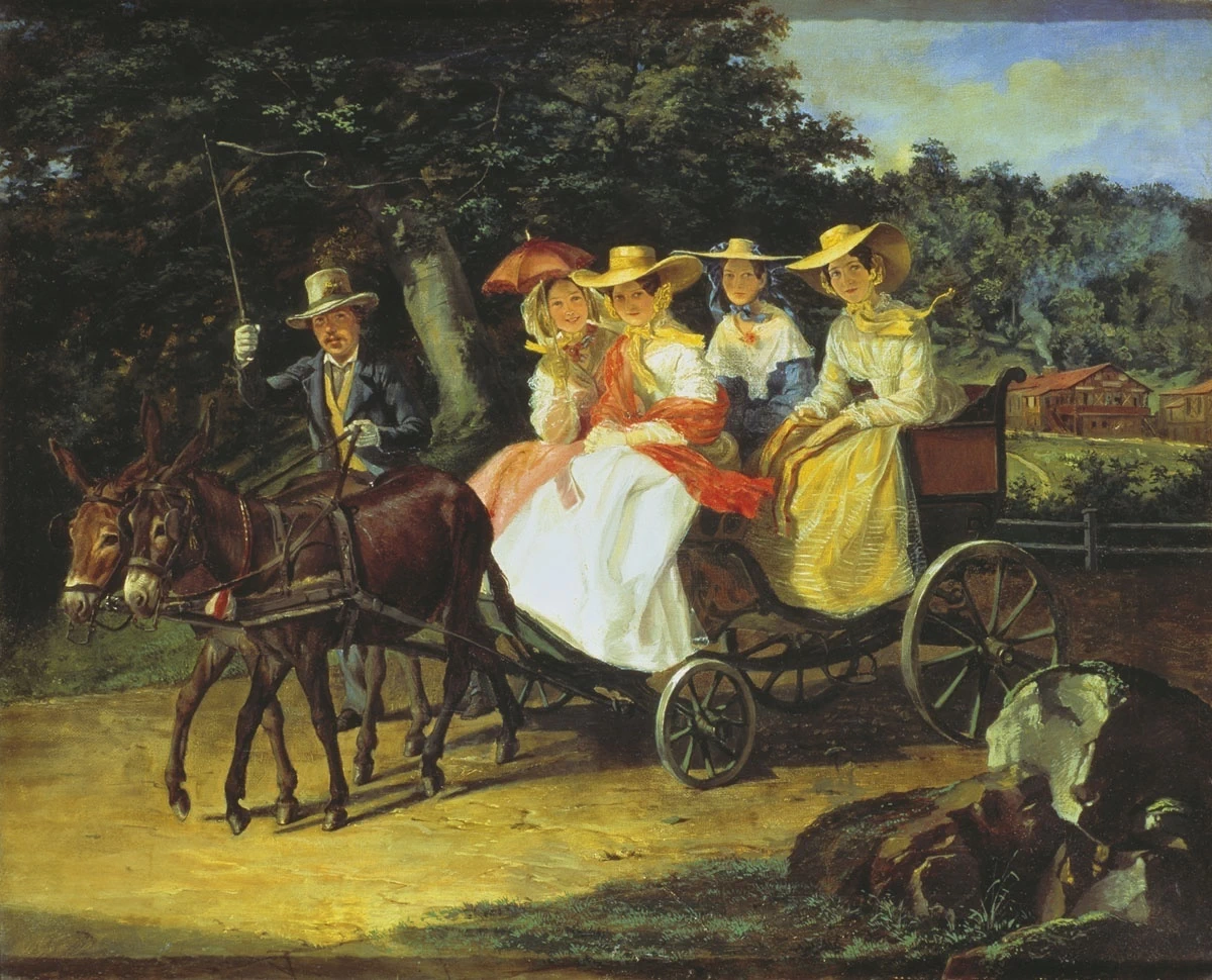 A passeggio - Museo Statale Tretyakov, Mosca